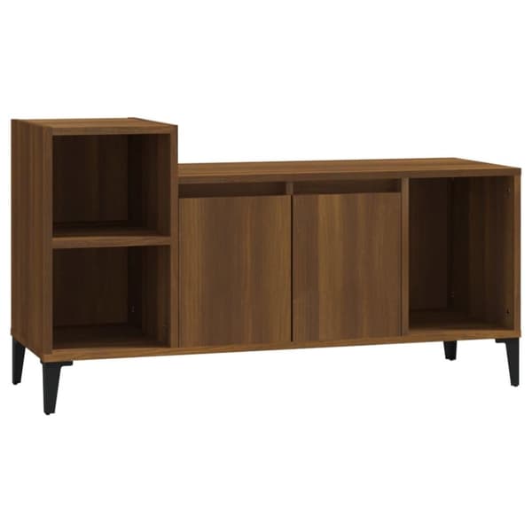 vidaXL TV-benk sonoma eik 100x35x55 cm konstruert tre