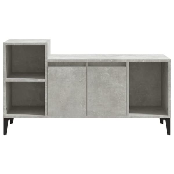 vidaXL TV-benk betonggrå 100x35x55 cm konstruert tre