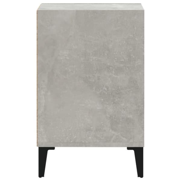 vidaXL TV-benk betonggrå 100x35x55 cm konstruert tre