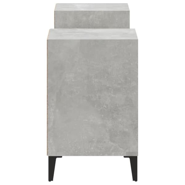 vidaXL Tv-bänk betonggrå 160x35x55 cm konstruerat trä