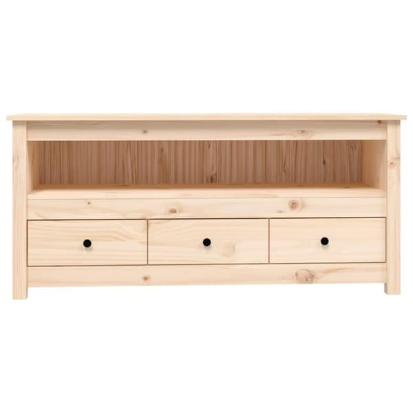 vidaXL TV-benk 114x35x52 cm heltre furu