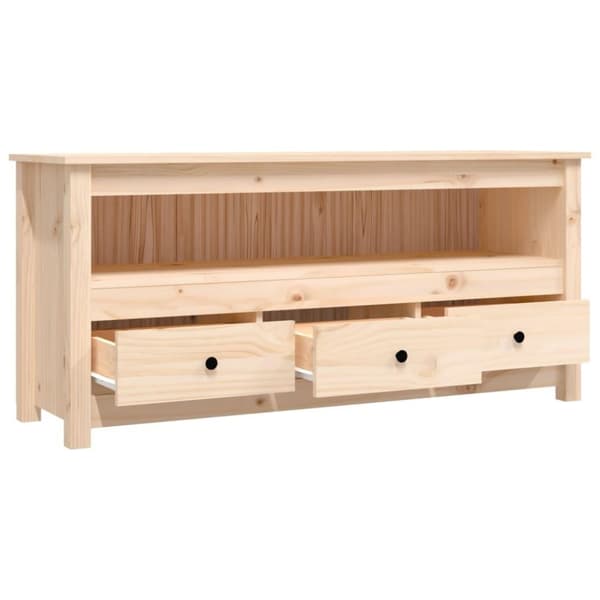 vidaXL TV-benk 114x35x52 cm heltre furu