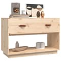 Miniatyrbilde 4 av 11: vidaXL TV-benk 90x40x60 cm heltre furu