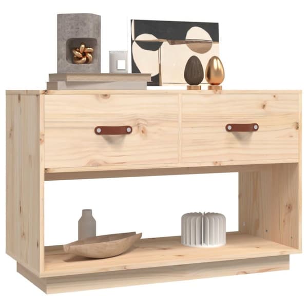 vidaXL TV-benk 90x40x60 cm heltre furu