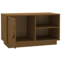 Pikkukuva 7 / 10: vidaXL TV-taso hunajanruskea 70x34x40 cm täysi mänty