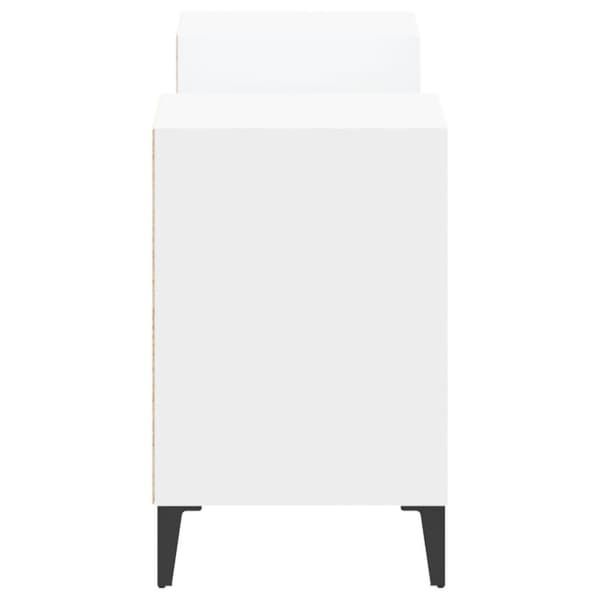 vidaXL tv-bord 160x35x55 cm konstrueret træ hvid