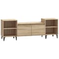 Miniatyrbillede 1 af 10: vidaXL tv-bord 160x35x55 cm konstrueret træ sonoma-eg
