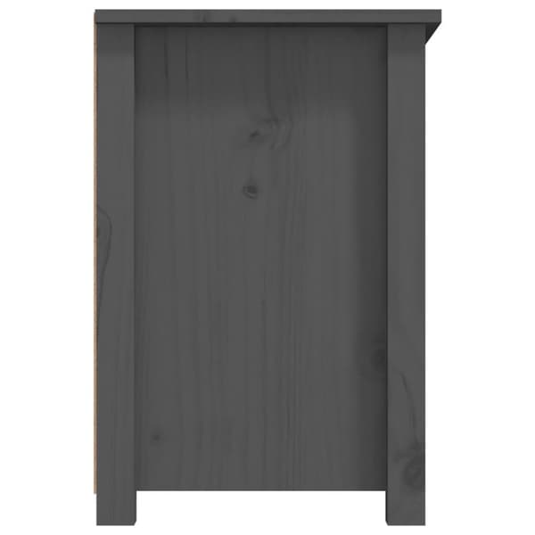 vidaXL TV-taso harmaa 79x35x52 cm täysi mänty