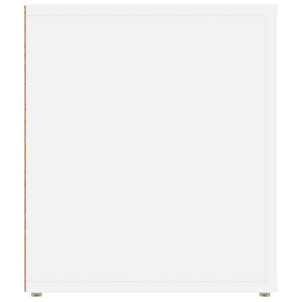 vidaXL Tv-bänk vit 100x35x40 cm konstruerat trä