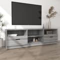 Miniatyrbilde 3 av 8: vidaXL TV-benk grå sonoma 150x33,5x45 cm konstruert tre
