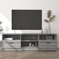 Miniatyrbilde 7 av 8: vidaXL TV-benk grå sonoma 150x33,5x45 cm konstruert tre