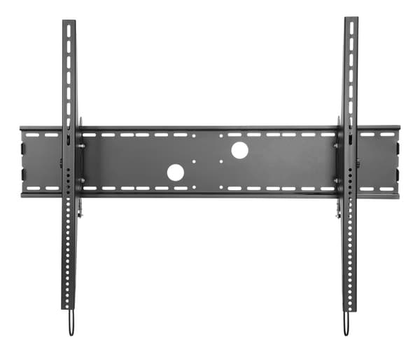 DELTACO Heavy-duty Lutbart TV-Väggfäste, 60-100", böjda och platta pan