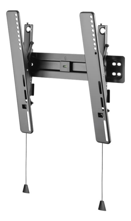 DELTACO Office, tilt ultra-slim wall, 32"-55", 35kg, 100x100-400x400 Sort