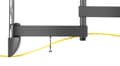 Miniatyrbild 6 av 8: DELTACO Office, full-motion 3-way wall, 23"-55", 30kg, 75x75-400-400