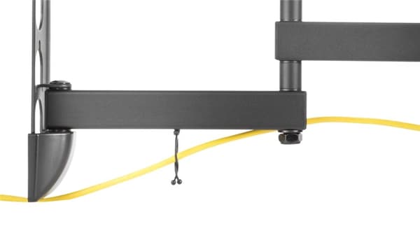 DELTACO Office, full-motion 3-way wall, 23"-55", 30kg, 75x75-400-400