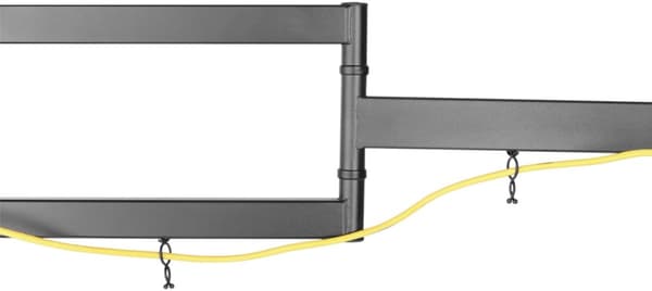 DELTACO, fullbevegelig 3-veis vegg, 32"-55", 35 kg, 200x200-400x400