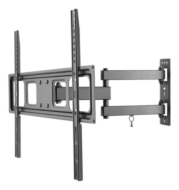 DELTACO, fullbevegelig 3-veis vegg, 37"-70", 35 kg, 200x200-600x400 Sort