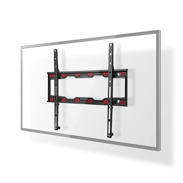 Nedis Fast TV Veggfeste | 23 - 55 " | Maximum skjerm vekt: 35 kg | Minimum vegg avstand: 28 mm | Stål | Sort