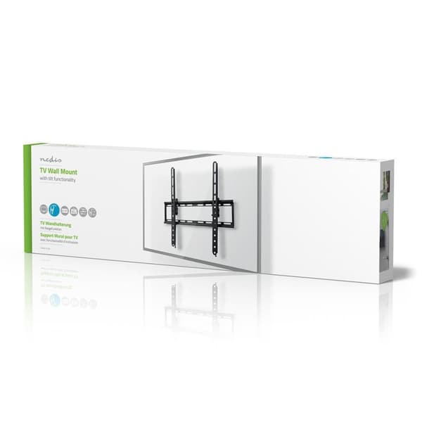 Nedis Vipbar TV Vægbeslag | 23 - 55 " | Maksimal vægt: 35 kg | Vipbar: 12 ° | Minimum vægafstand: 38 mm | Stål | Sort
