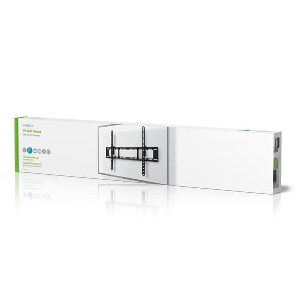 Nedis Tiltbar TV Veggfeste | 37 - 70 " | Maximum skjerm vekt: 35 kg | Tiltbar: 20 ° | Minimum vegg avstand: 38 mm | Stål | Sort