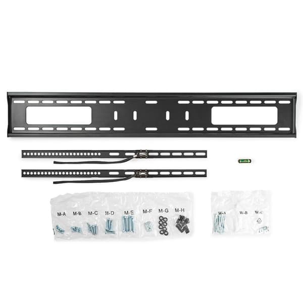 Nedis Fast TV Vægbeslag | 60 - 100 " | Maksimal vægt: 75 kg | Minimum vægafstand: 30.5 mm | Metal / Stål | Sort