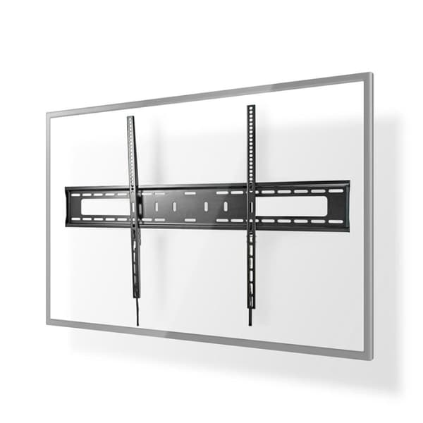 Nedis Fast TV Vægbeslag | 60 - 100 " | Maksimal vægt: 75 kg | Minimum vægafstand: 30.5 mm | Metal / Stål | Sort Sort