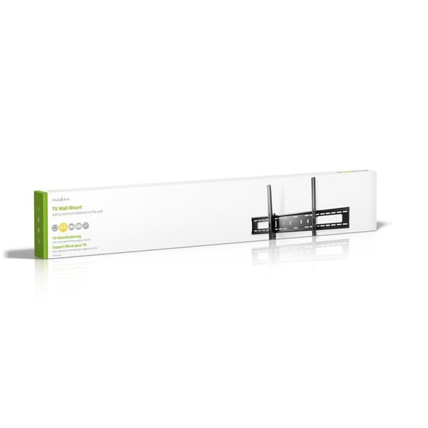 Nedis Tiltbar TV väggfäste | 60 - 100 " | Maximal skärmvikt som stöds: 75 kg | Går att tilta: 5 ° | Minsta väggdistans: 85 mm | Stål | Svart