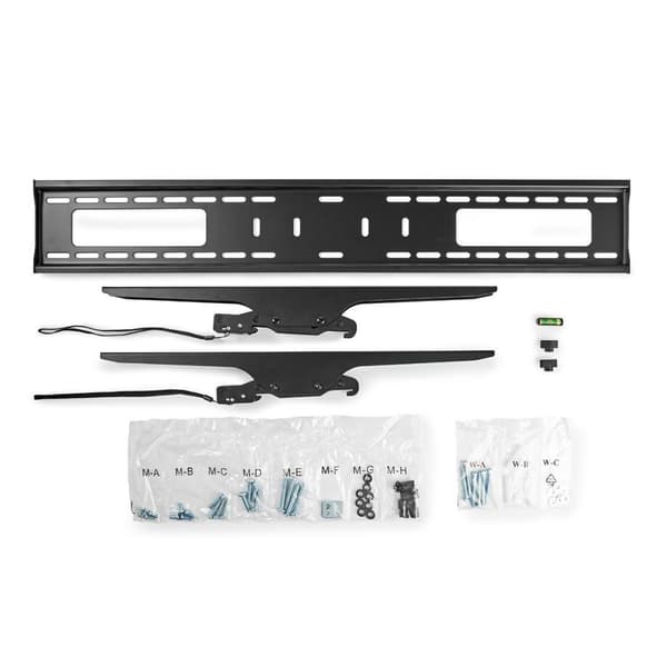 Nedis Tiltbar TV väggfäste | 60 - 100 " | Maximal skärmvikt som stöds: 75 kg | Går att tilta: 5 ° | Minsta väggdistans: 85 mm | Stål | Svart