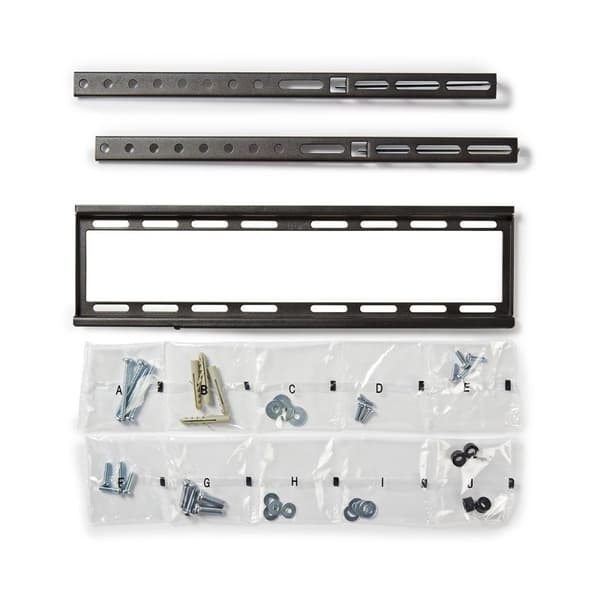 Nedis Fast TV väggfäste | 23 - 55 " | Maximal skärmvikt som stöds: 35 kg | Minsta väggdistans: 23 mm | Stål | Svart