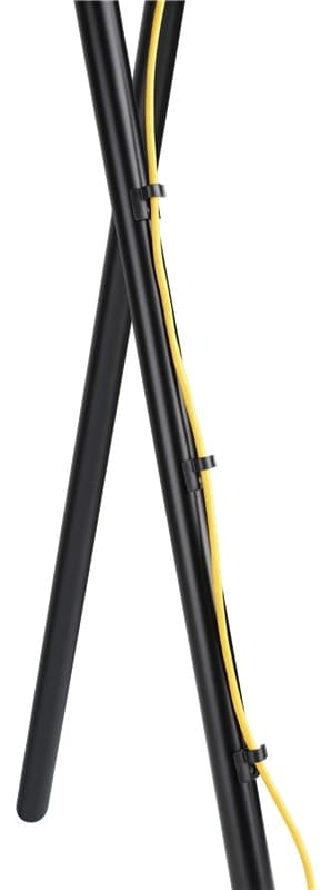 DELTACO tv-gulvstativ, 49-70"op til 40 kg, VESA, sort