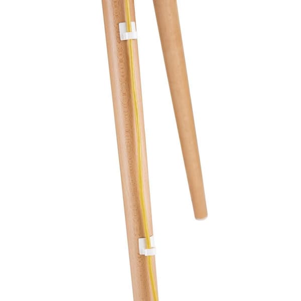 Nedis Golvstativ | 50 - 65 " | Maximal skärmvikt som stöds: 35 kg | Scandinavian Design | Roterbar | Anti-tip rem | Snäpplås | Aluminium / Stål | Vit