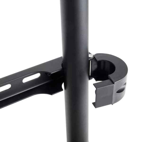 Nedis TV Gulv Stand | 60 - 75 " | Maksimal vægt: 40 kg | Scandinavian Design | skrid rem | Snap-lock | Aluminium / Stål | Sort