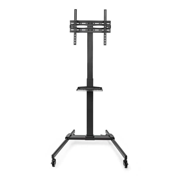 Nedis Golvstativ | 32 - 55 " | Maximal skärmvikt som stöds: 35 kg | Premium Column Design | Justerbar förinställda höjder | Snäpplås | Stål | Svart