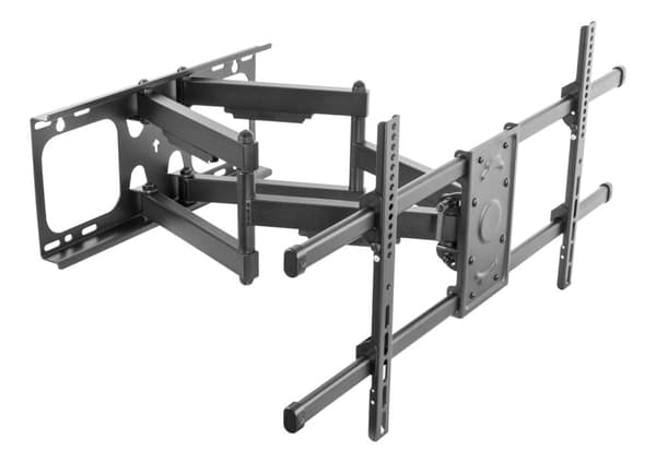 DELTACO OFFICE Kraftig 3-veis veggfeste, full-motion, 37-75", svart