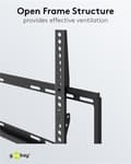 Miniatyrbillede 6 af 8: Goobay TV vægbeslag Basic FIXED (M) til tv-apparater fra 32 til 55 tommer (81-140 cm) op til 35 kg