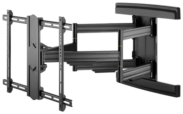 Goobay TV-veggfeste Pro FULLMOTION (L) wide Range for TV-er fra 37 til 70 tommer (94-178 cm), fullt bevegelig (svingbart og vippbart) opp til 70 kg Sort