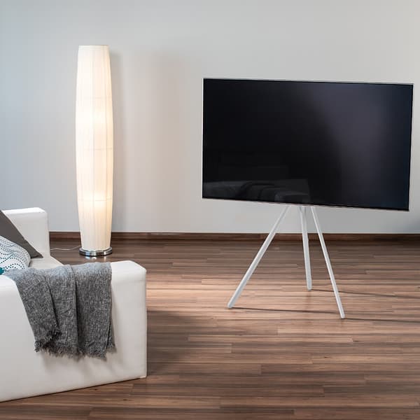 Hama TV-gulvstativ opp til 75" Hvit
