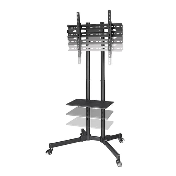 Hama TV-stativ Trolley upp till 75" VESA 600x400 Svart