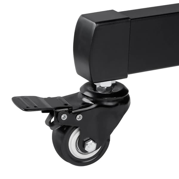 Hama TV-stativ Trolley upp till 75" VESA 600x400 Svart