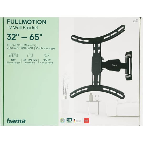Hama TV Veggfeste Full Motion VESA opp til 400x400 65" Svart