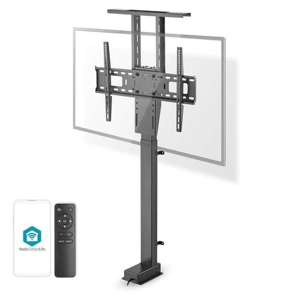 Nedis SmartLife Motorized TV Lift | 37 - 80 " | Maximum supported screen weight: 60 kg | Built-in Cabinet Design | Lift range: 79 - 184 cm | Remote co