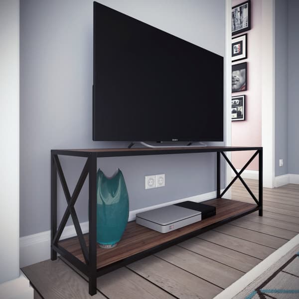 TV-taso, Xena, 120x33 cm, musta