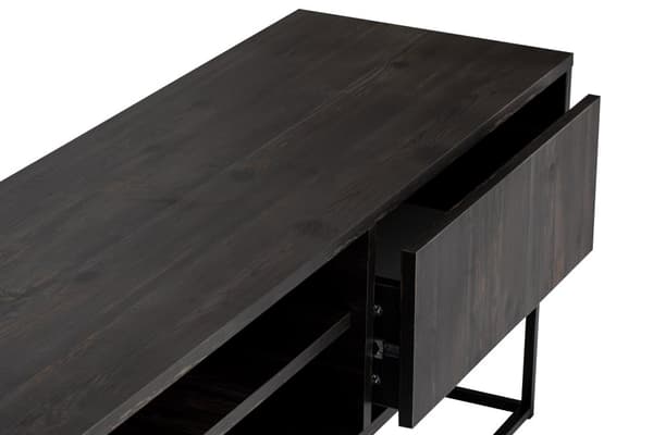 TV stativ, Escape, 180 x 50 x 40 cm, sort