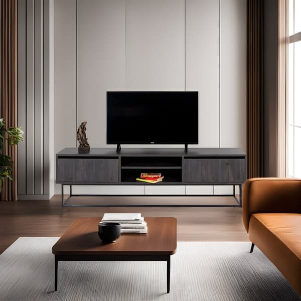 TV stativ, Escape, 180 x 50 x 40 cm, sort