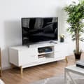 Miniatyrbild 7 av 8: TV-bänk, 140x40.5x48 cm, Vit