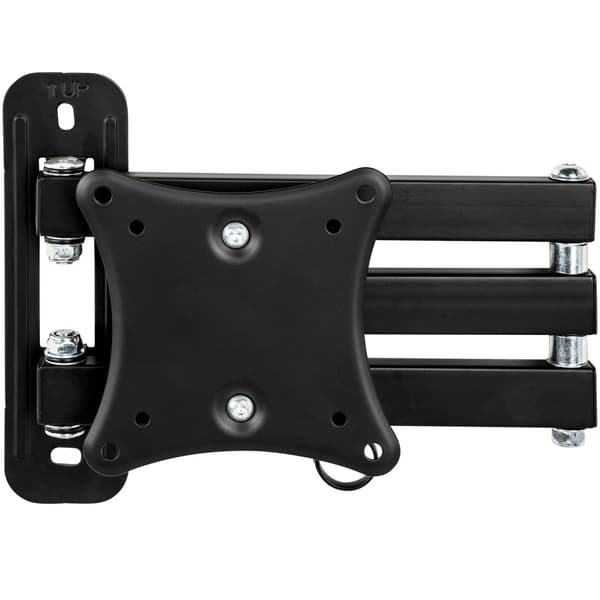 TV-ophæng for 10-24 tommer (25-61cm) (vipbar + svingbar) - sort