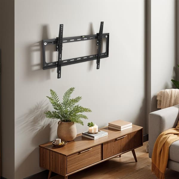 TV-ophæng for 32-100 tommer (81-254cm) (Vipbar + Vaterpas) - sort