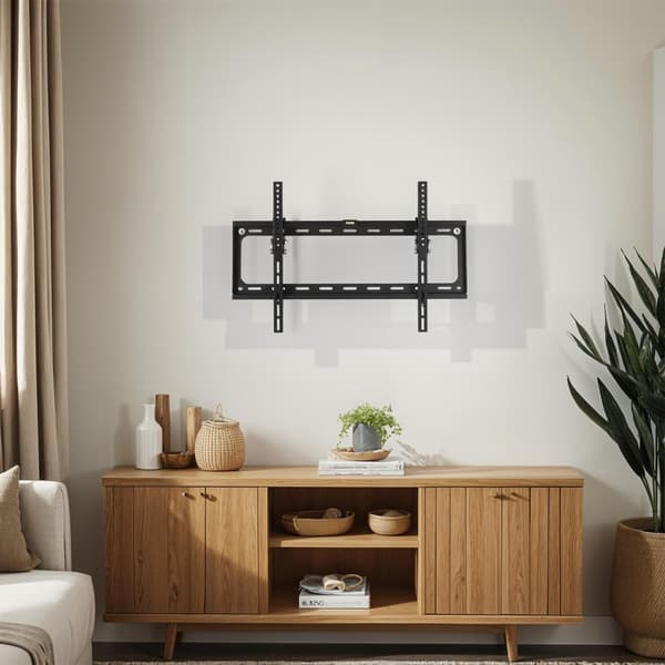TV-ophæng for 32-100 tommer (81-254cm) (Vipbar + Vaterpas) - sort