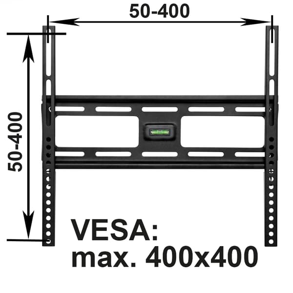 TV-ophæng for 26-75 tommer (66-191 cm) - sort