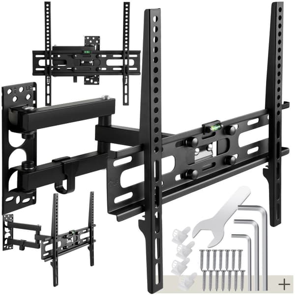 TV-ophæng for 26-75 tommer (66-191 cm), VESA 50x50-400x400 (Vipbar + Svingbar) - sort